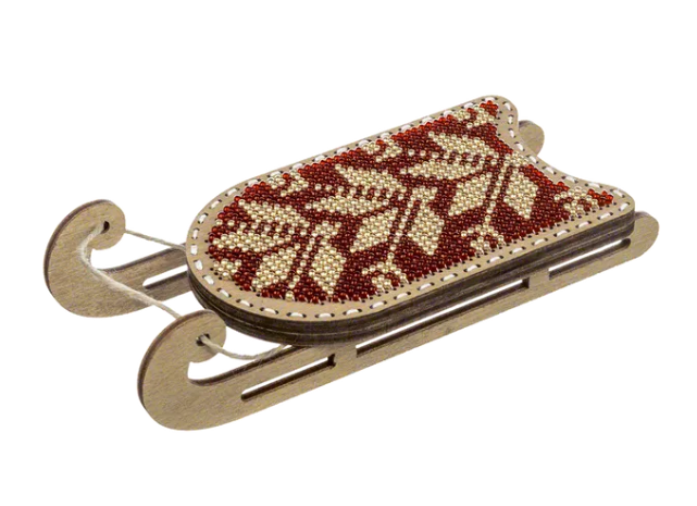 .Siuvinėjimo karoliukais rinkinys Rudos Rogės (Wonderland FLK-468)